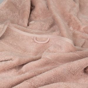 Махровое полотенце бледно-розового цвета Cawo Noblesse 2 (1002-383), однотонное 100% хлопок
