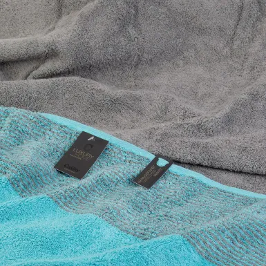 Two-Tone (590-47) - махровое полотенце для пляжа / сауны Cawo, Германия