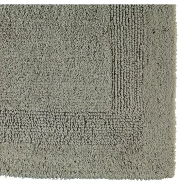 Двухсторонний коврик для ванной серого цвета Uni (1000-779) CAWO (Германия) 