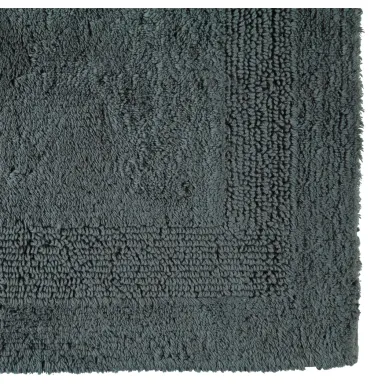 Двухсторонний коврик для ванной темно-серого цвета Uni (1000-774) CAWO (Германия) 