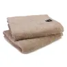 Однотонное махровое полотенце светло-серого цвета Cawo LIFESTYLE (7007-374)