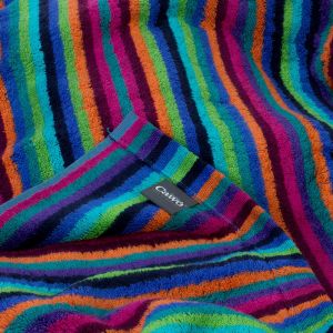 Полотенце махровое в разноцветною полоску Cawo Lifestyle (7048-84), 100% египетский хлопок